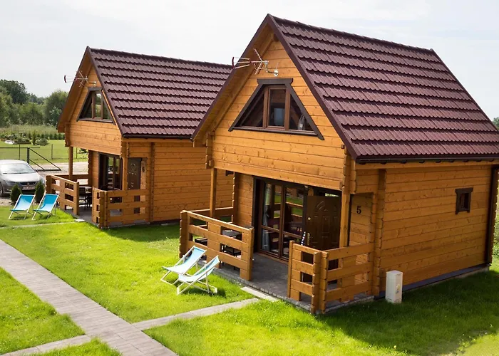 Letniskowe Slodka Деревянный коттедж